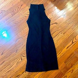 American apparel black turtleneck dress